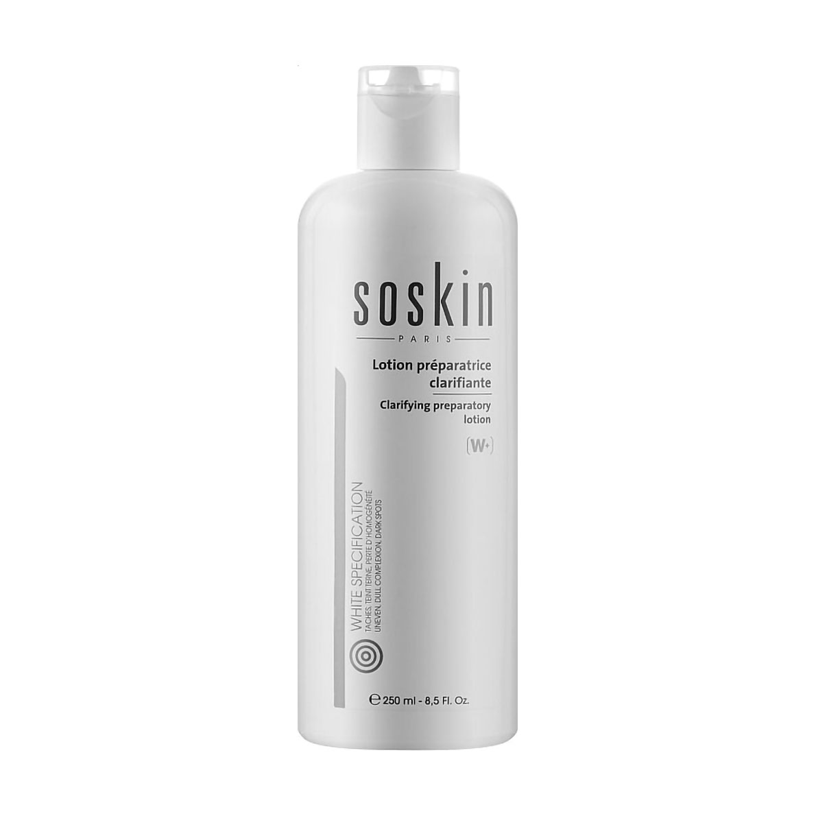 Освітлювальний тонік-ексфоліант для обличчя Soskin Clarifying Preparatory Lotion, 250 мл