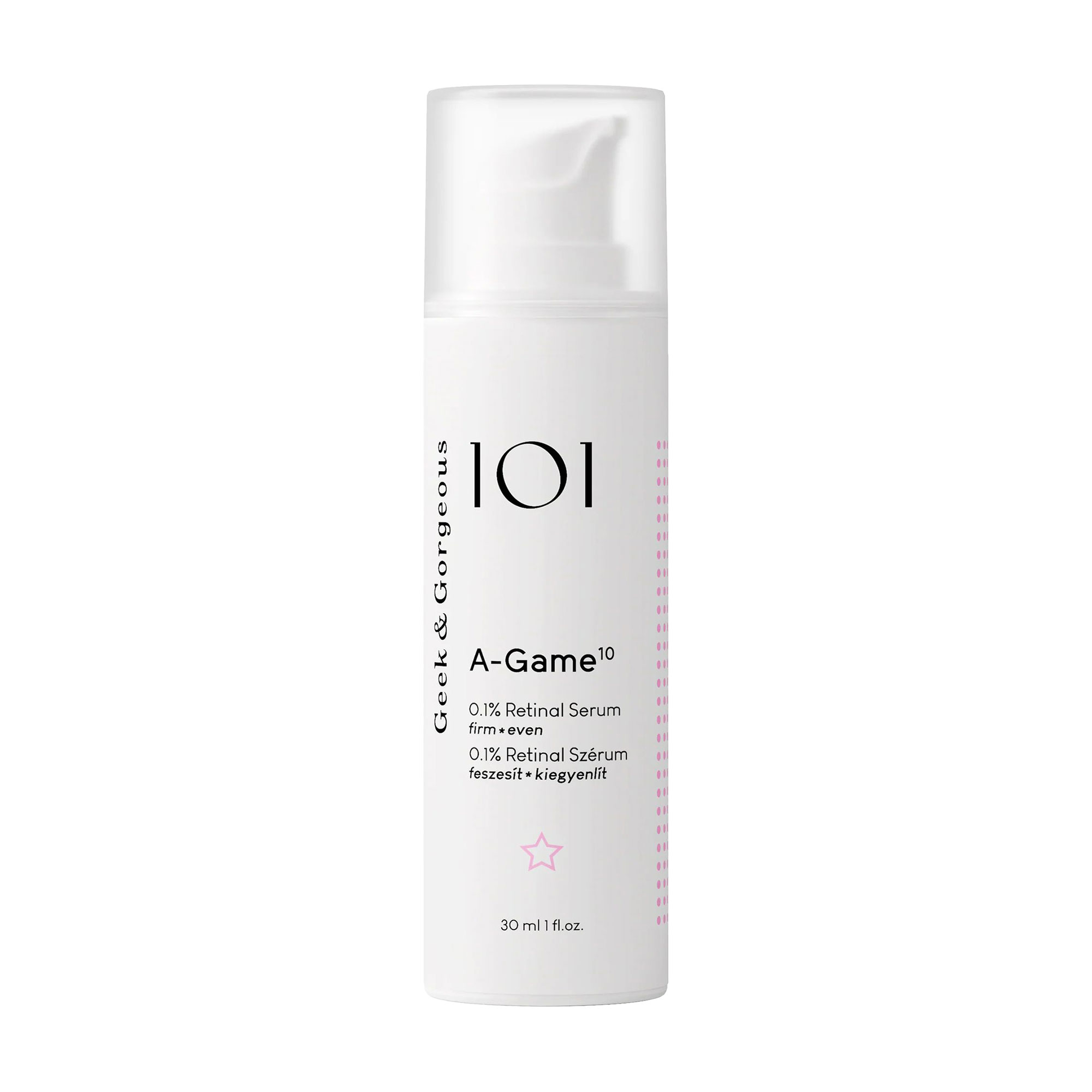 Сироватка для обличчя Geek &amp; Gorgeous A-Game 10 0,1% Retinal Serum з ретиналем 0,1%, 30 мл