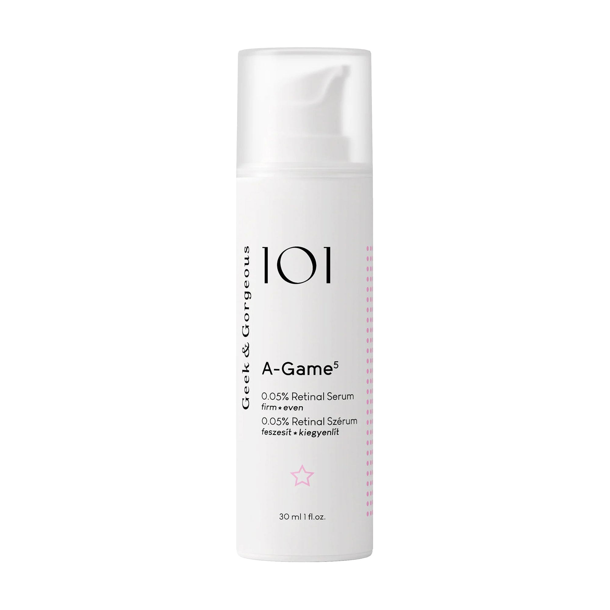 Сироватка для обличчя Geek &amp; Gorgeous A-Game 5 0,05% Retinal Serum з ретиналем 0,05%, 30 мл